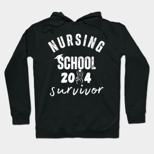 Nursing School Survivor, Nurse Graduation Hoodie